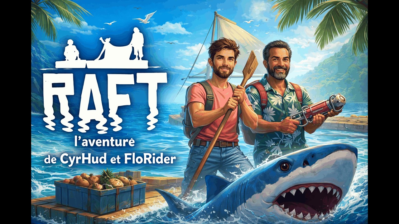 [Raft]. Nouvelle aventure en coop avec  Florider . Ep. 1.