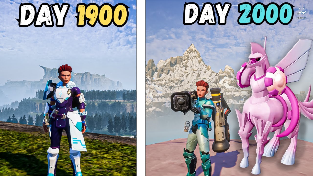 I Survived 2000 DAYS In PALWORLD In HINDI Part-21