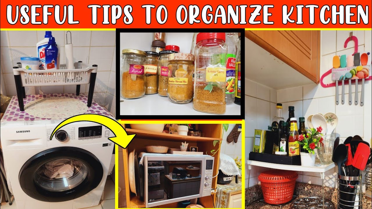 Useful  Practical Tips to Organise Kitchen | Easy Kitchen Hacks To Organize Kitchen | Kitchen Tips