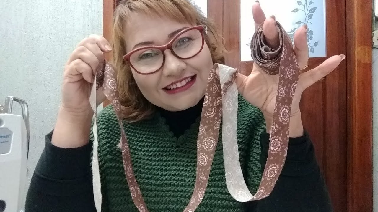 COMO FAZER 3 METROS DE VIÉS COM 30 CM DE TECIDO