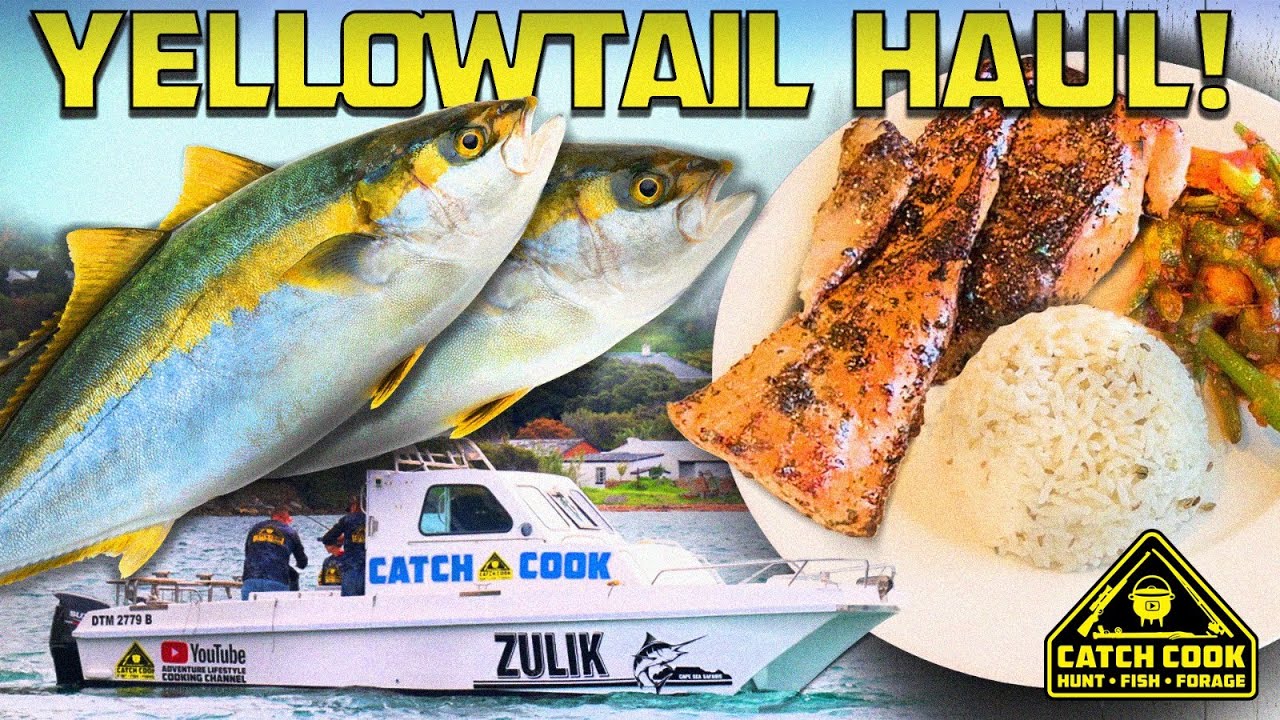 Удивительная рыбалка на желтохвоста в Кейп-Пойнте, Южная Африка | Catch Cook