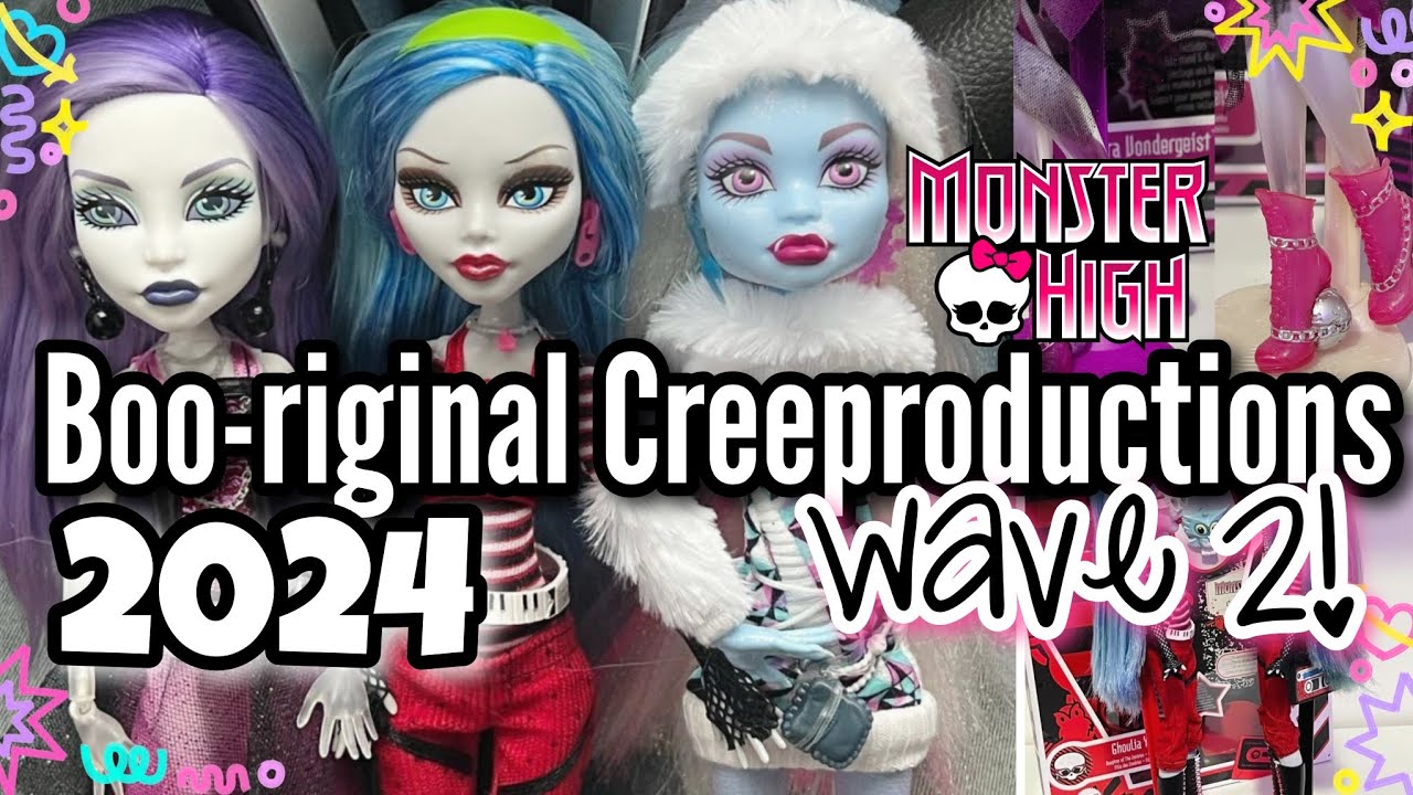 2024 Monster High Boo-riginal Creeproductions *WAVE 2* | in depth review on details, doll comparison