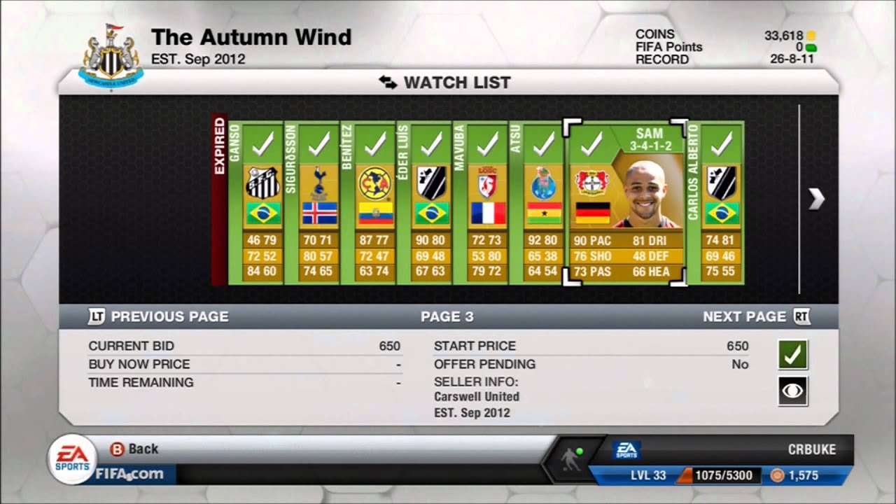 FUT 13 Trading Tips -  Ep.1 The 600 650 Method