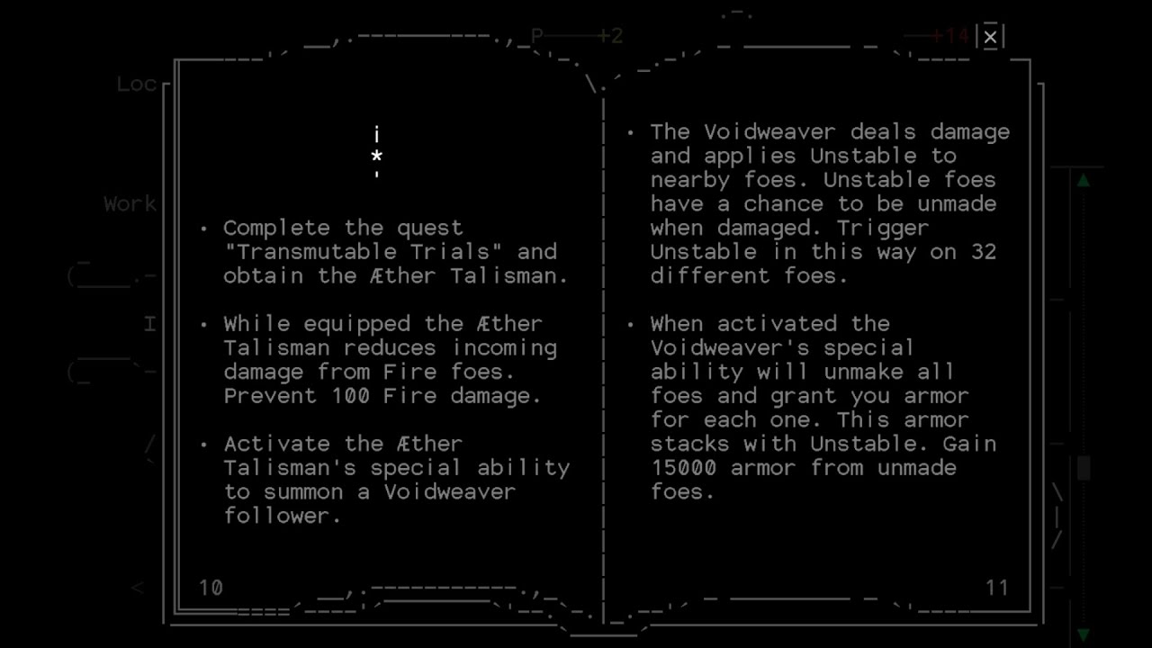 work smart, not hard (aether talisman quest)