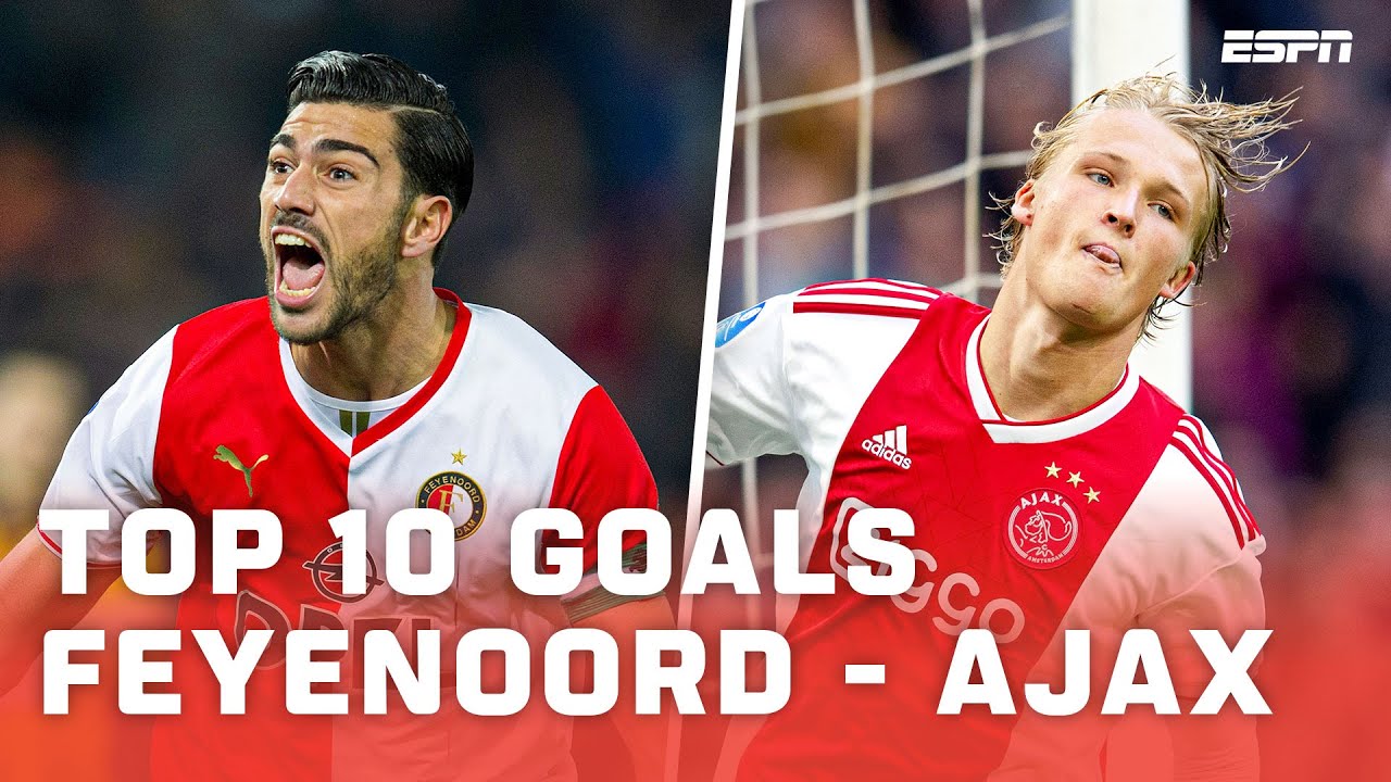 TOP 10 GOALS in DE KLASSIEKER: Feyenoord - Ajax ⚔️
