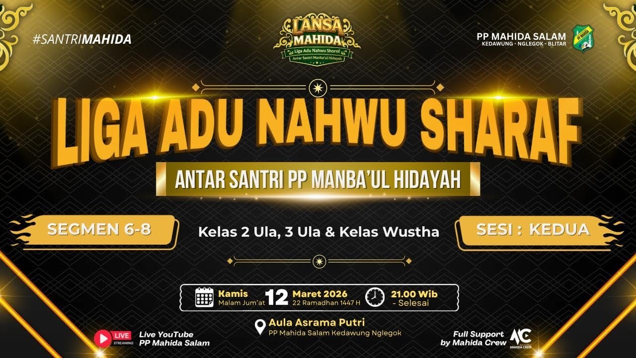 LANSA MAHIDA SESI KEDUA || Segmen 6-8