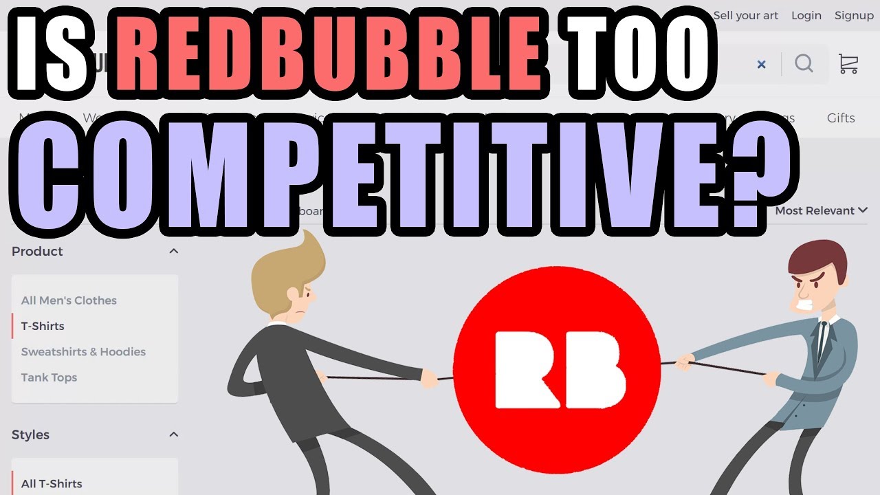 Is Redbubble too competitive?