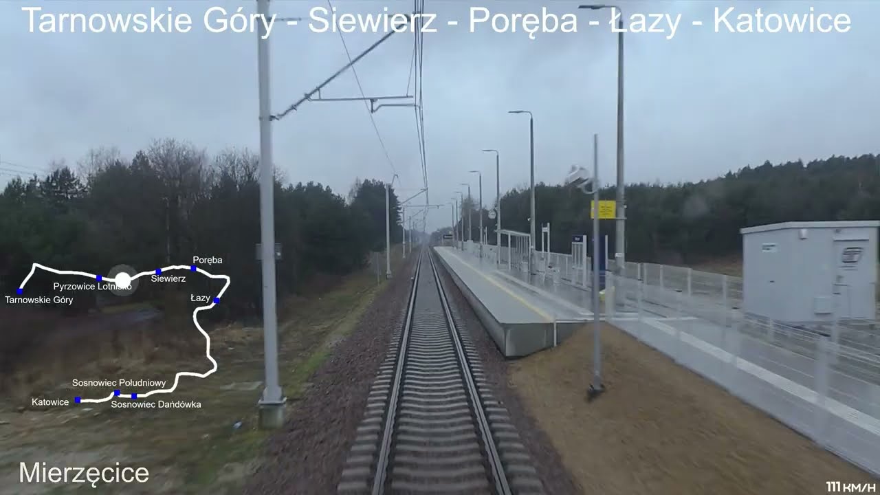 Tarnowskie Góry - Poręba - Łazy - Sosnowiec Południowy - Katowice Szopienice Południowe - Katowice