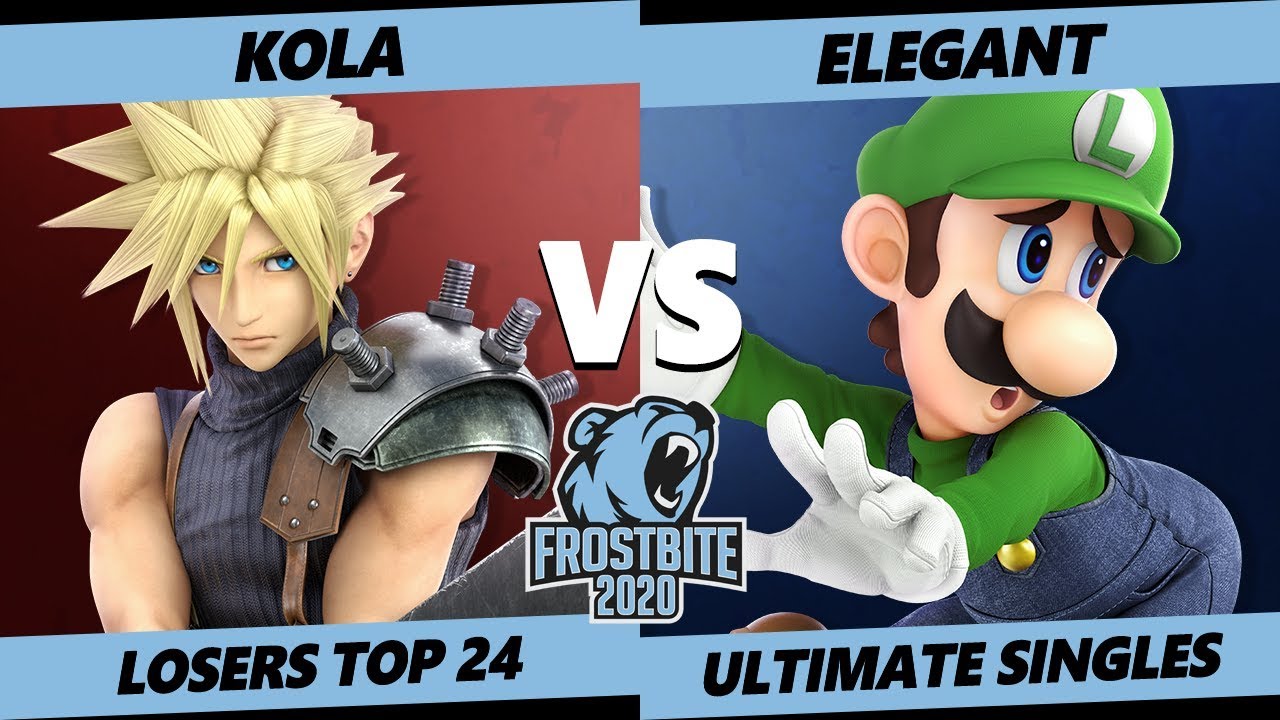 Frostbite 2020 SSBU Losers Top 24 - Kola (Cloud) Vs. Armada | Elegant (Luigi) Ultimate Singles