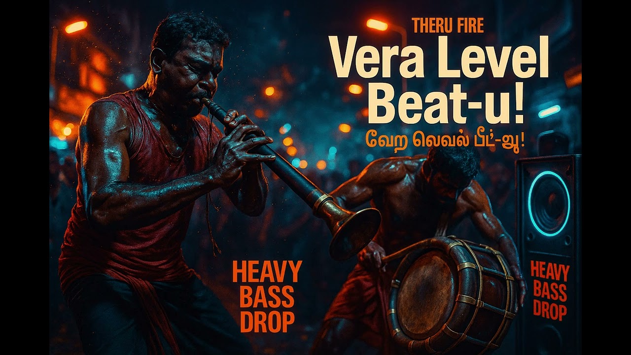 💥 THERU FIRE AATTAM! | Teru Thandal Kuthu Beat – Nadaswaram x Trap Fusion 2025 🔥