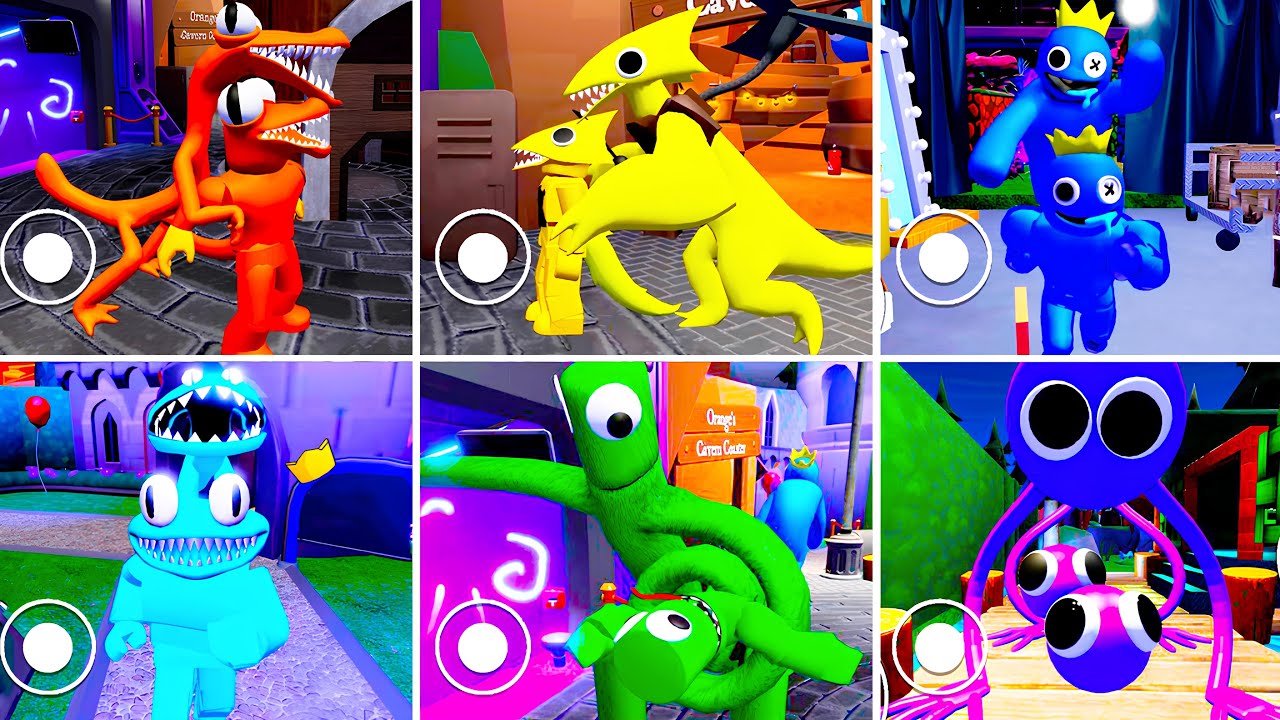 What If I Playing as Every Monster in Rainbow Friends? ALL Chapters #roblox #rainbowfriends