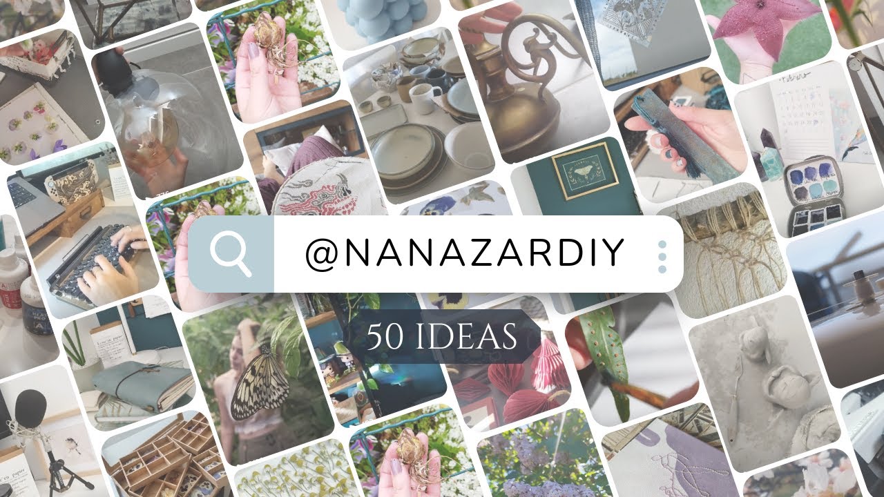 50 Ideas de Manualidades Rápidas y DIY Relajantes | ASMR Creativo con @nanazardiy