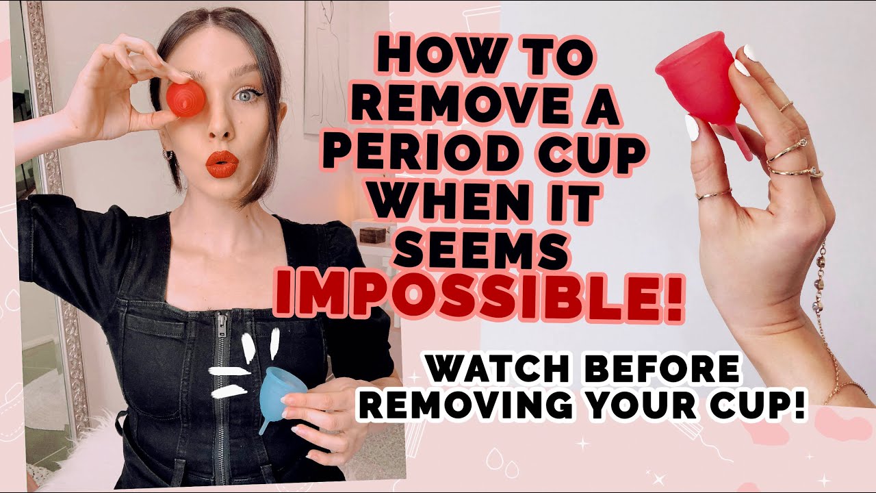 Remove the menstrual cup - MASTER THE MENSTRUAL CUP PART 2