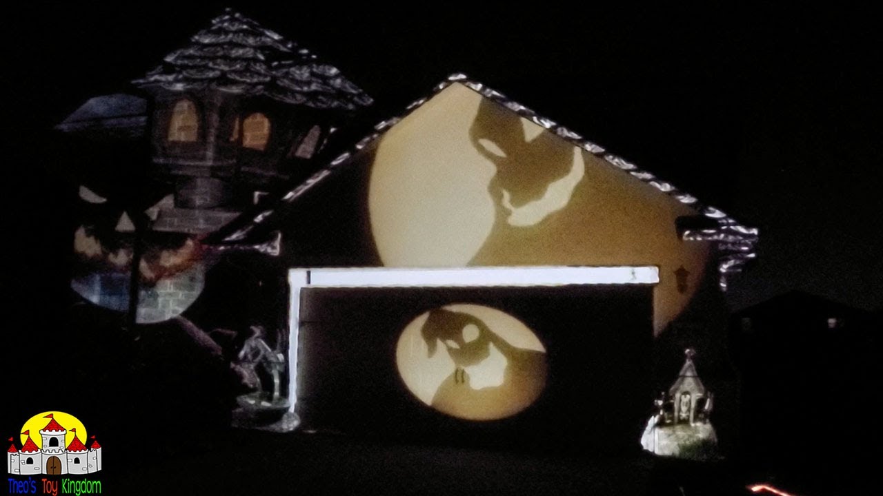 Halloween House Projection 2020 This is Halloween Nightmare Before Christmas