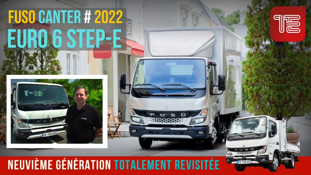 Nouveau FUSO Canter Euro VI - Step E : sécurité, confort et nouveau design