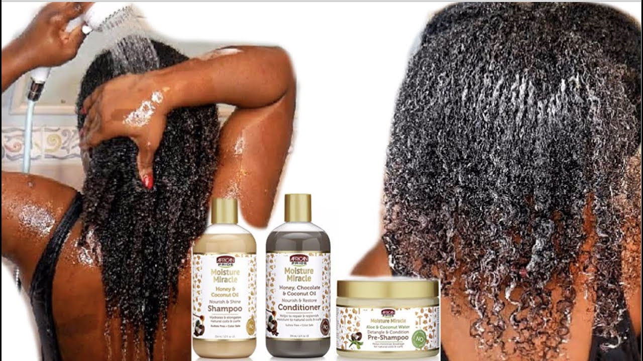 ROUTINE SHAMPOING CHEVEUX SECS: RESULTATS BLUFFANT AVEC AFRICAN PRIDE 