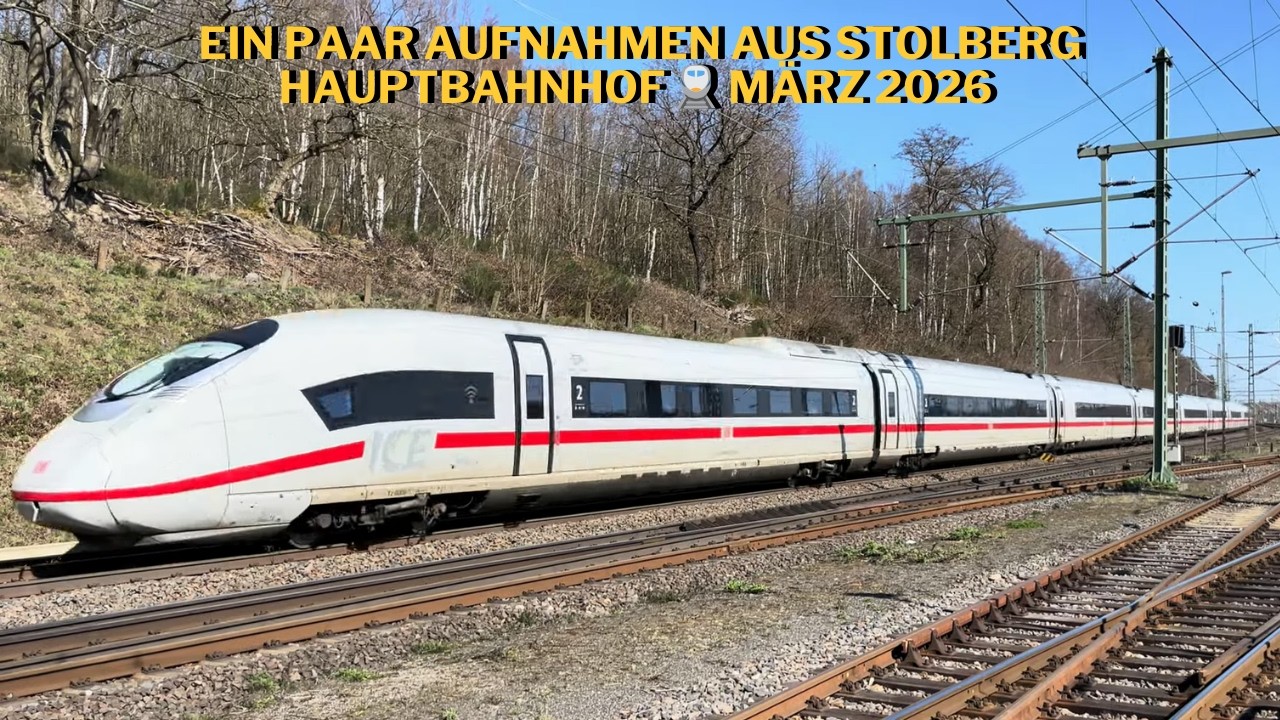 Ein paar Aufnahmen aus Stolberg Hauptbahnhof 🚆 März 2026
