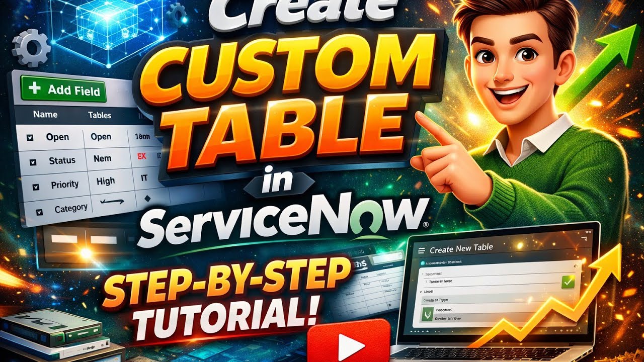 ServiceNow Custom Table Creation🔥|Real-Time Use Case That 90% Developers DON’T Know! |#tablecreation