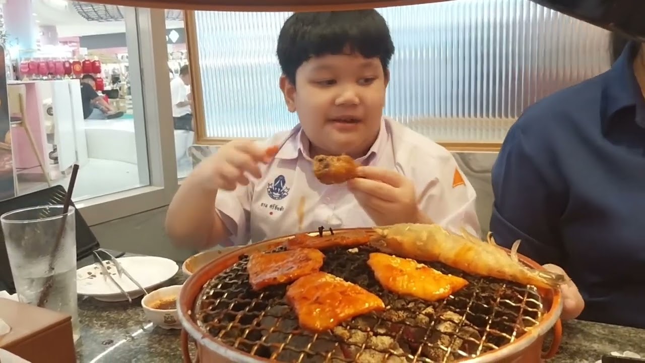 ธีมกับธามชวนแม่กินปิ้งย่าง