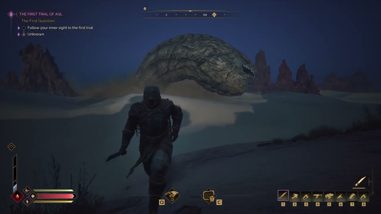 Dune  Awakening - Worm STARE DOWn