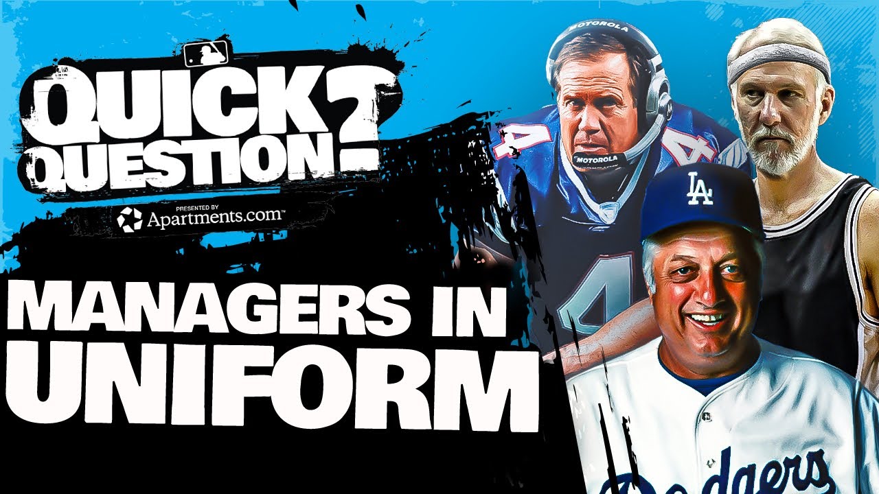 Why do baseball managers wear uniforms? | Quick Question (MLB Originals)