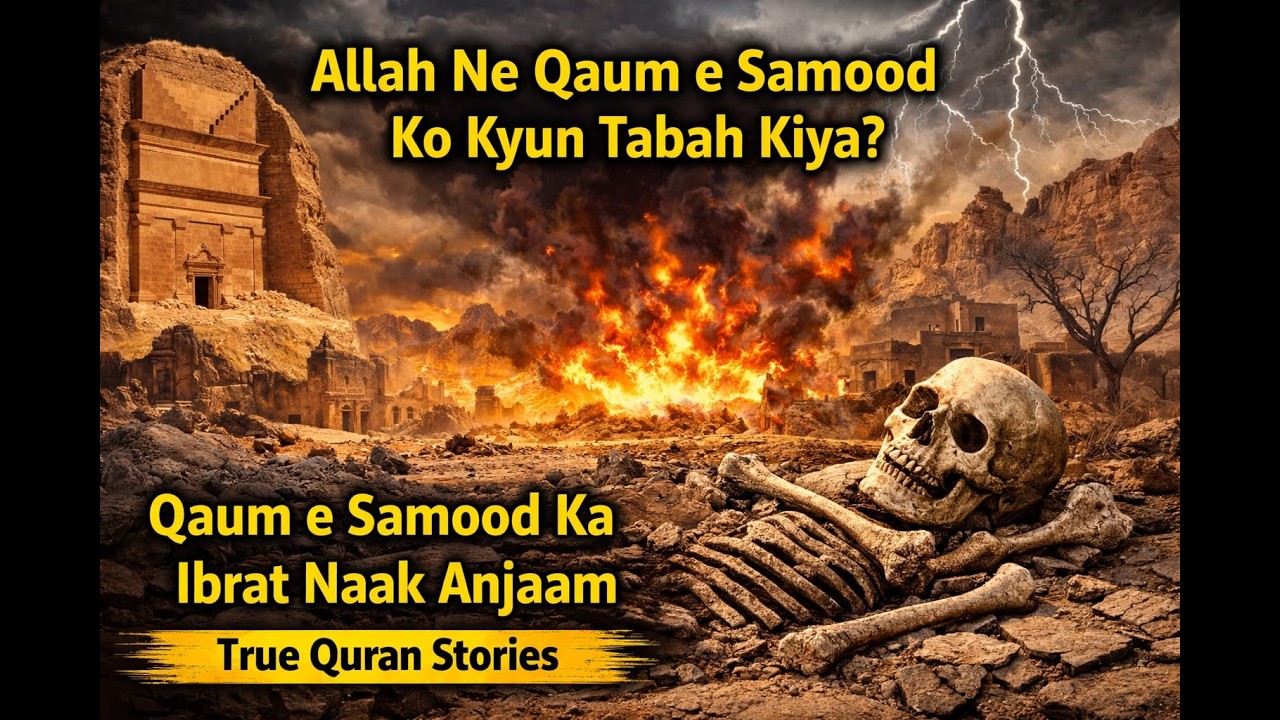 Allah Ne Qaum e Samood Ko Kyun Tabah Kiya? | Qaum e Samood Ka Ibrat Naak Anjaam | True Quran Storie