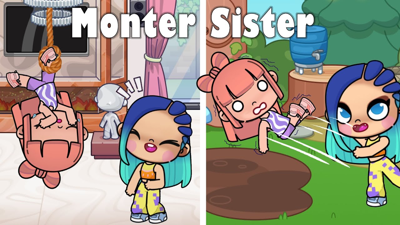 OMG! My Sister is Such a MONSTER! 😱👿 | With Voice 🔊 | Avatar World 🌎