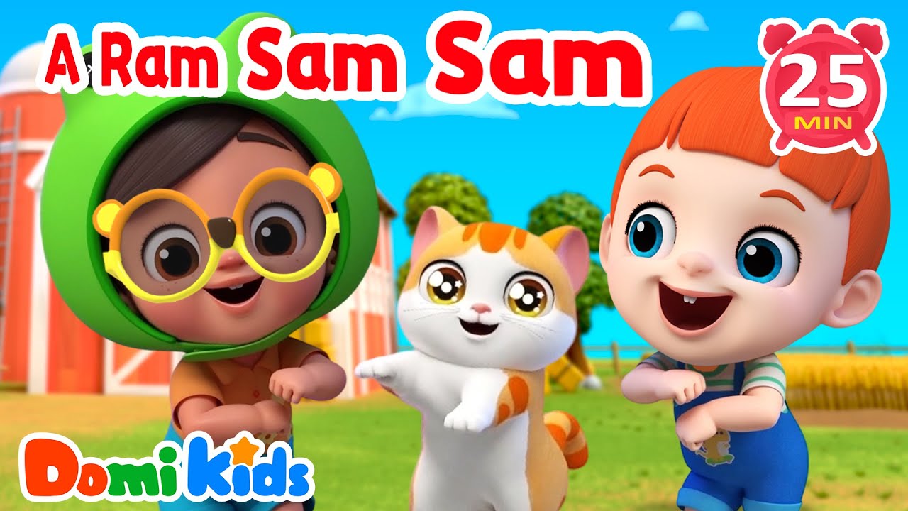 A Ram Sam Sam! Guli Guli Guli Ram Sam Sam | Nursery Rhymes & Kids Songs | Domi Kids