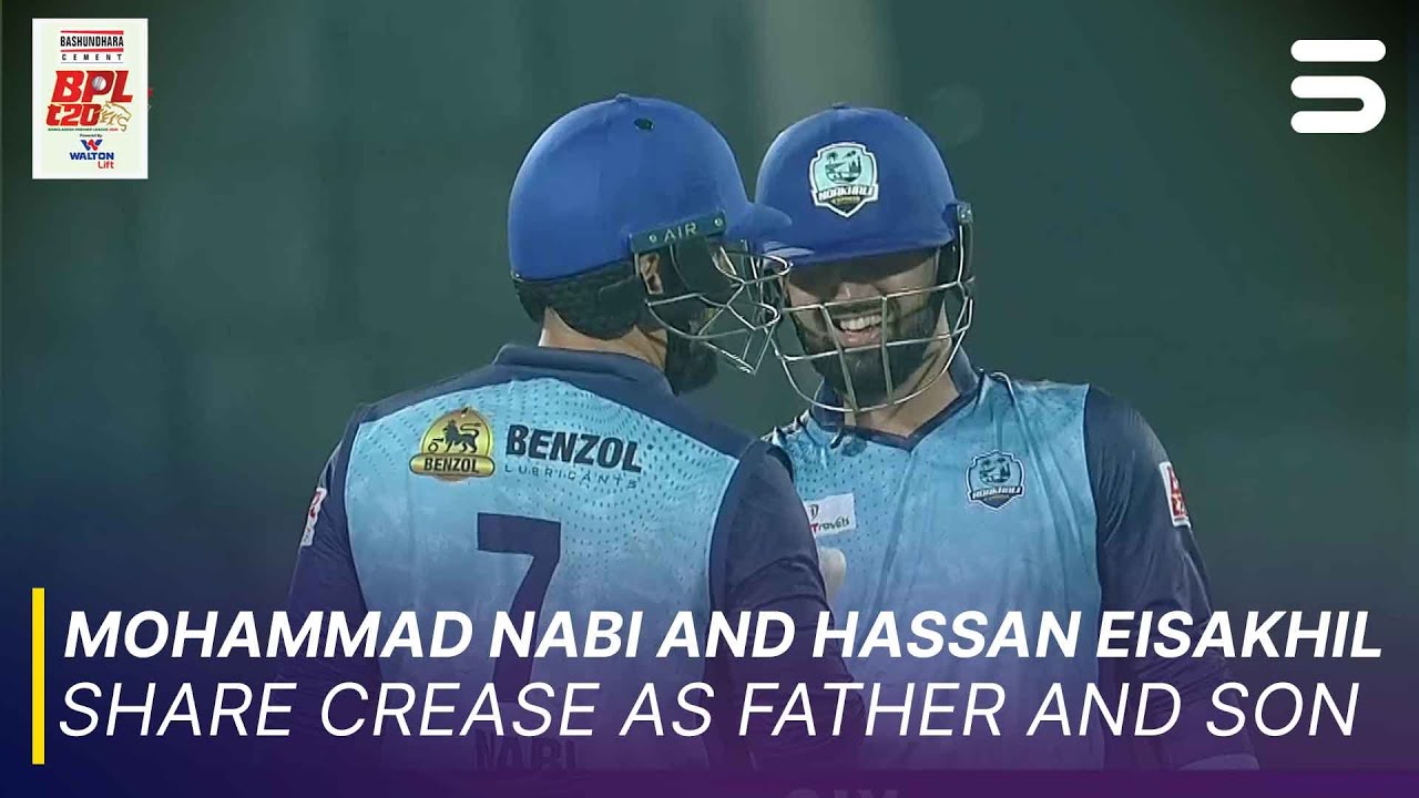 Father And Son Pair! Nabi With Eisakhil Batting Together 🔥 | NE vs DC | M 22 | BPL 2025-26 | M3Z1J