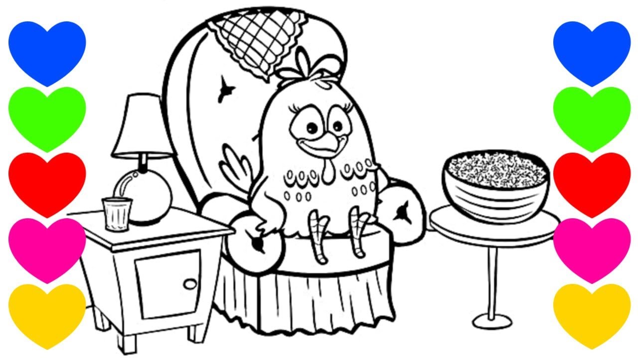 Pintar Desenho da Galinha Pintadinha | Colorir Galinha Pintadinha