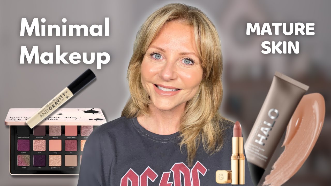 Easy NO MAKEUP Makeup for Mature Skin
