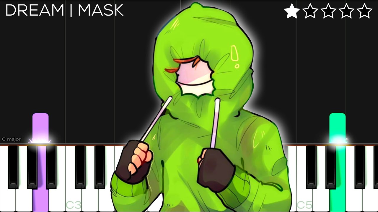Dream - Mask | EASY Piano Tutorial