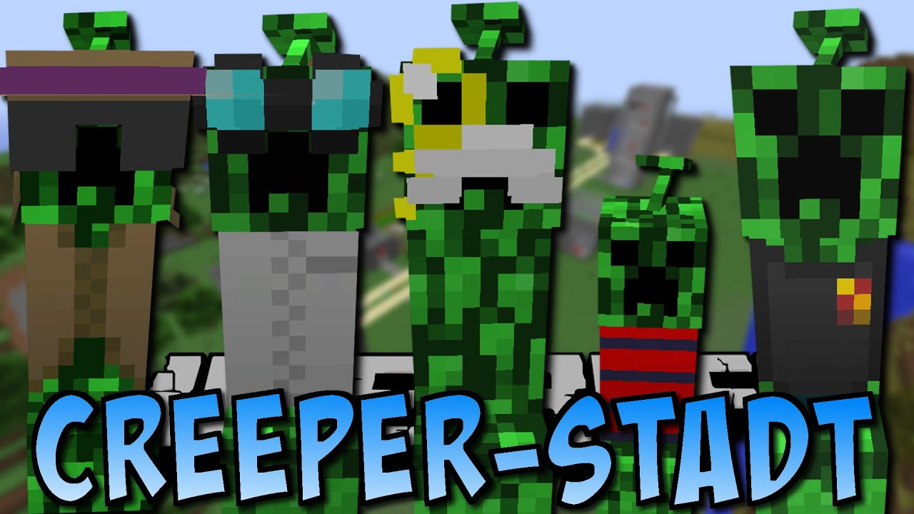 Minecraft CREEPER-STADT MOD mit POLIZEI! (Voxels Mod) [Deutsch]