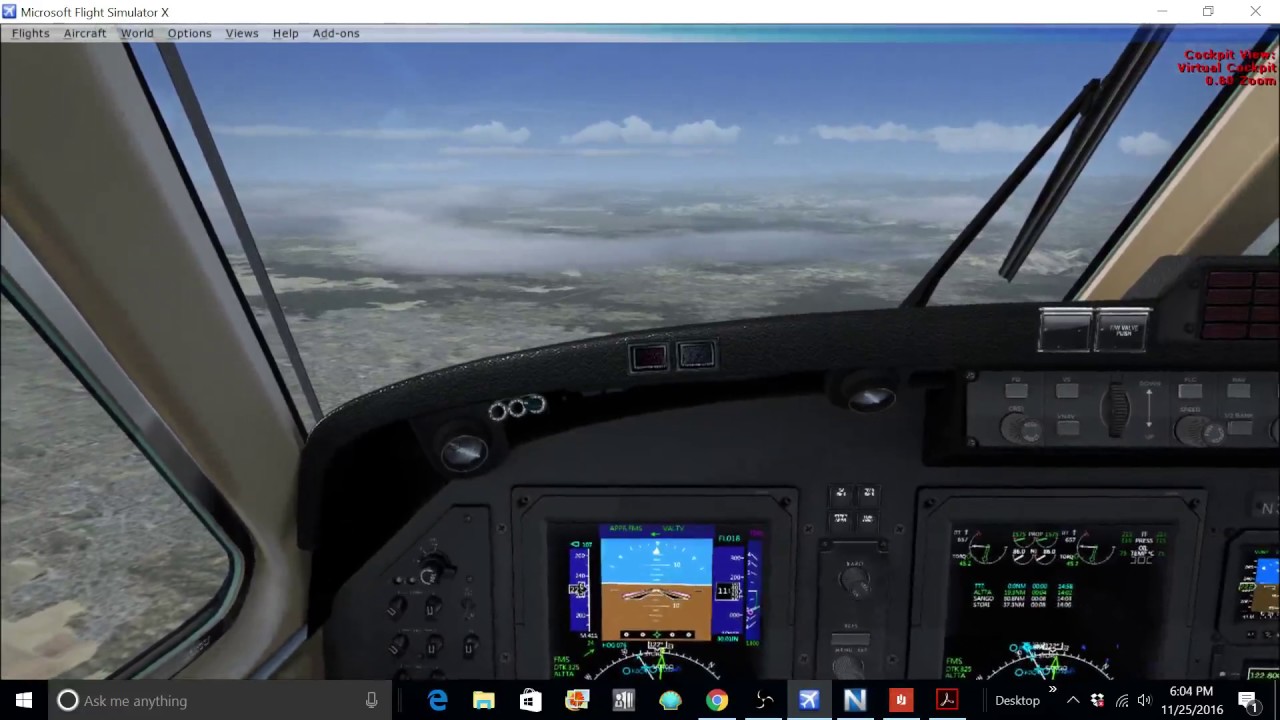 FSX Carenado Beechcraft King Air 350i Tutorial Part 2- Descent, approach, taxi & landing