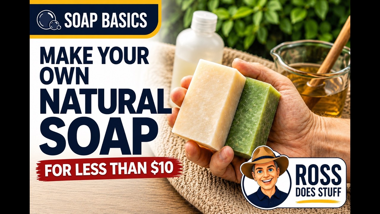 How to make your own natural Soap for less than $10
