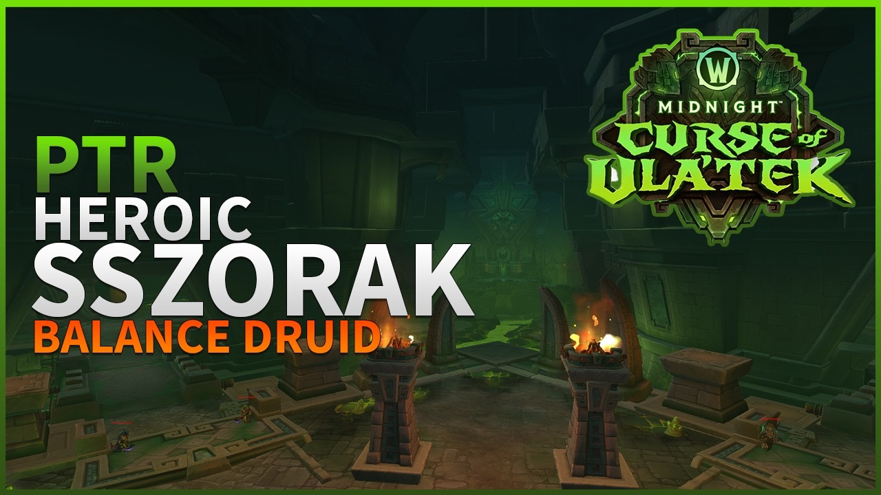 Heroic Sszorak | Midnight 12.1 Raid Testing | Venomous Abyss | Balance Druid