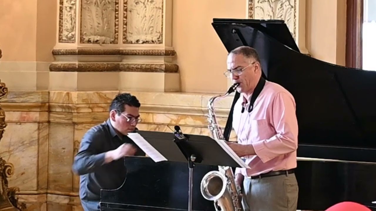 Music for tenor saxophone and piano by William Karlins, EMAC