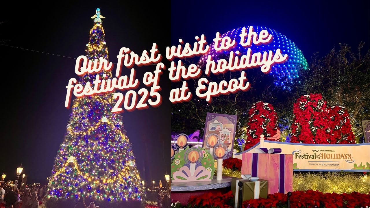 Our first visit to festival of the holidays at Epcot for 2025!