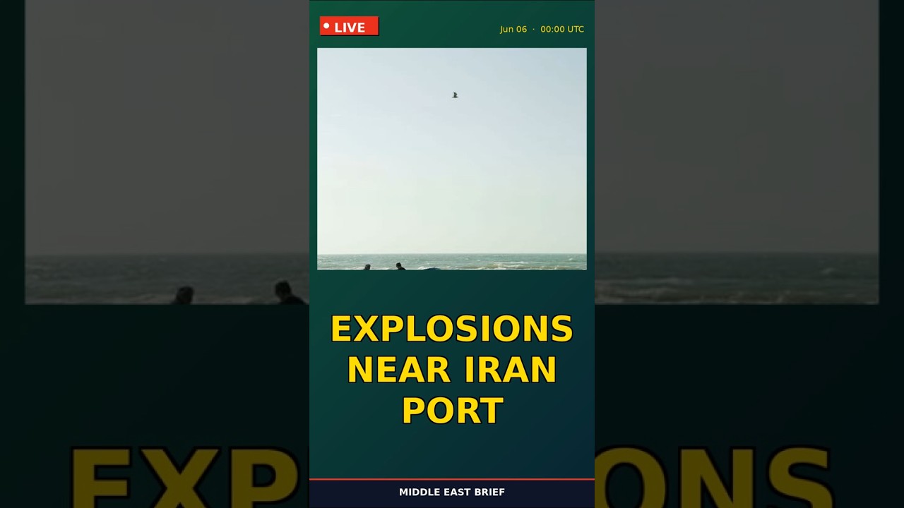 Explosions Heard Near Southern Iran Port #Shorts