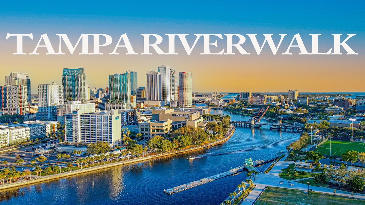 Tampa Riverwalk ..El mejor malecon de la Florida?