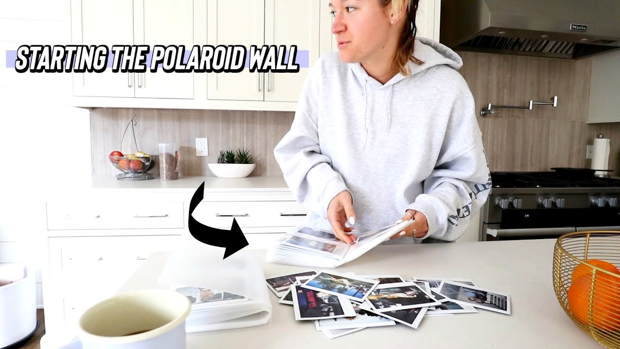 starting the diy polaroid wall!!