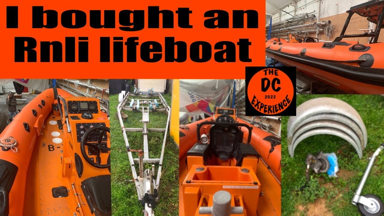 The rnli rib / boat that I bought for the challenge