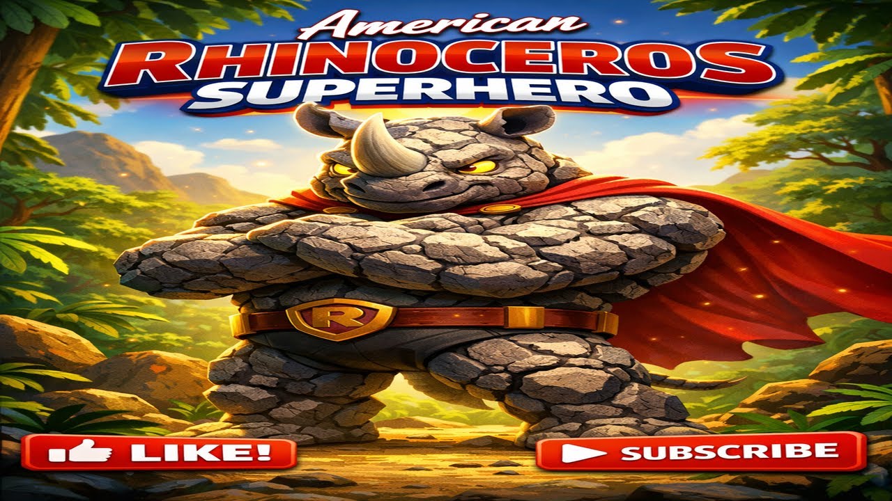 American rhinoceros superhero