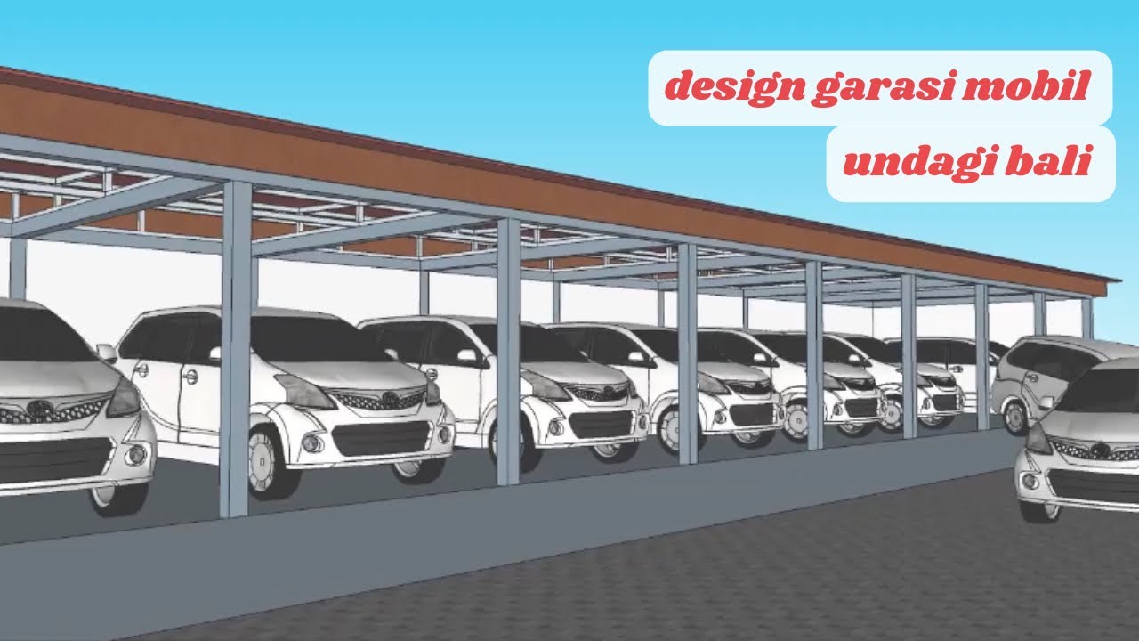 Design garasi mobil oleh undagi bali/cv mulia bali style