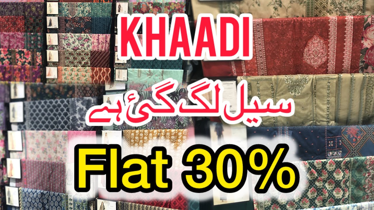 Khaadi sale lag gai ha🤩| Flat30% |
