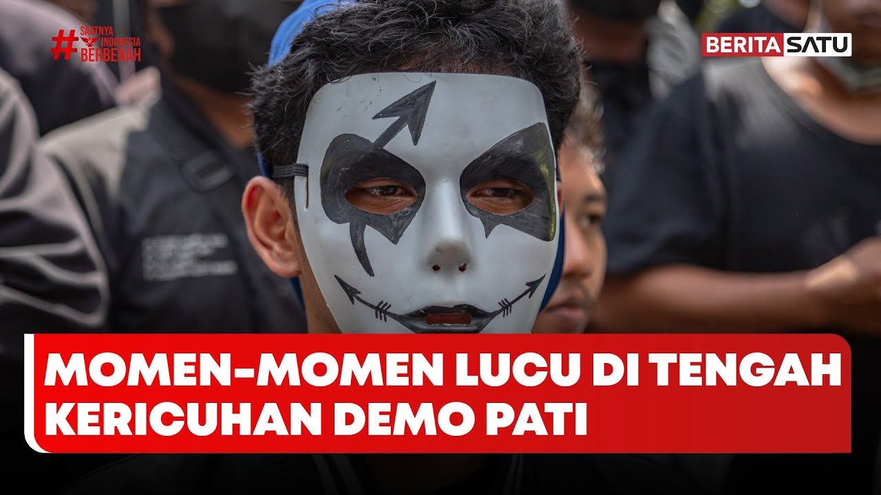 Momen-Momen Lucu di Tengah Kericuhan Demo Pati #Beritasatu