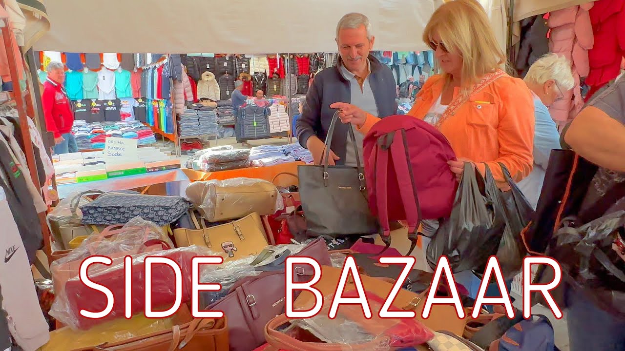 🇹🇷 SIDE WEEKLY BAZAAR ON SATURDAYS / Replica in TÜRKIYE #side #turkey #Antalya #bazaar