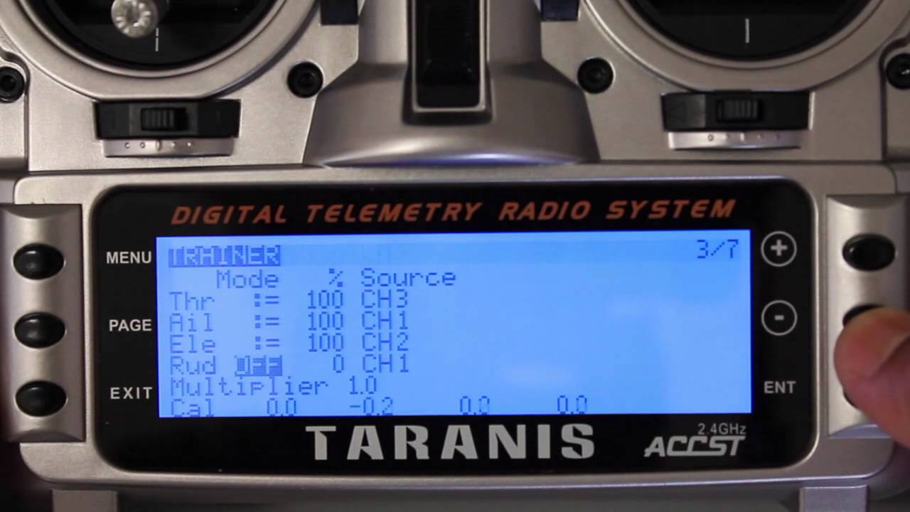 FrSky Taranis Buddy Box aka Trainer Mode Setup with a Turnigy 9X