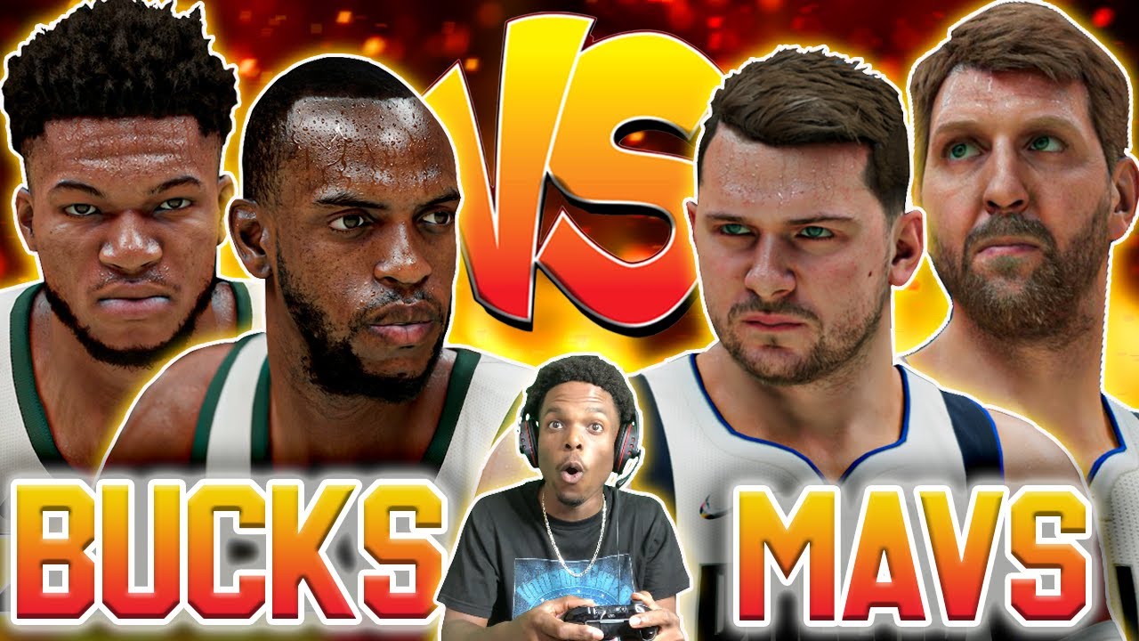 GIANNIS and MIDDLETON vs LUKA and DIRK NOWITZKI!! NBA 2K21 NEXT GEN MyNBA