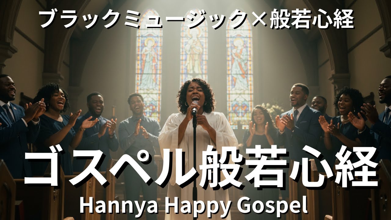 🎵 AIが歌う！明るくポップなゴスペル般若心経【般若心経ソング】 Happy Gospel Heart Sutra – Sung by AI | Uplifting Buddhist Chant